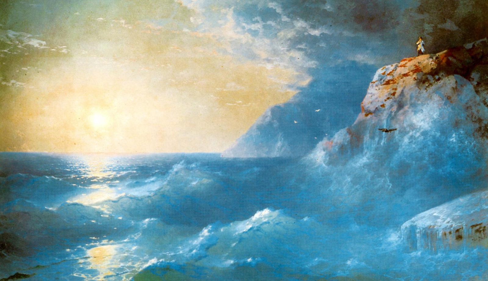 Наполеон на острове Святой Елены. И. К. Айвазовский, 1897 год.