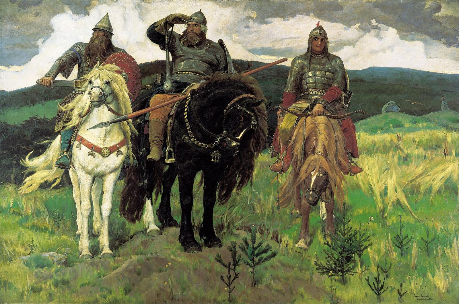 В.М. Васнецов «Богатыри», 1898.