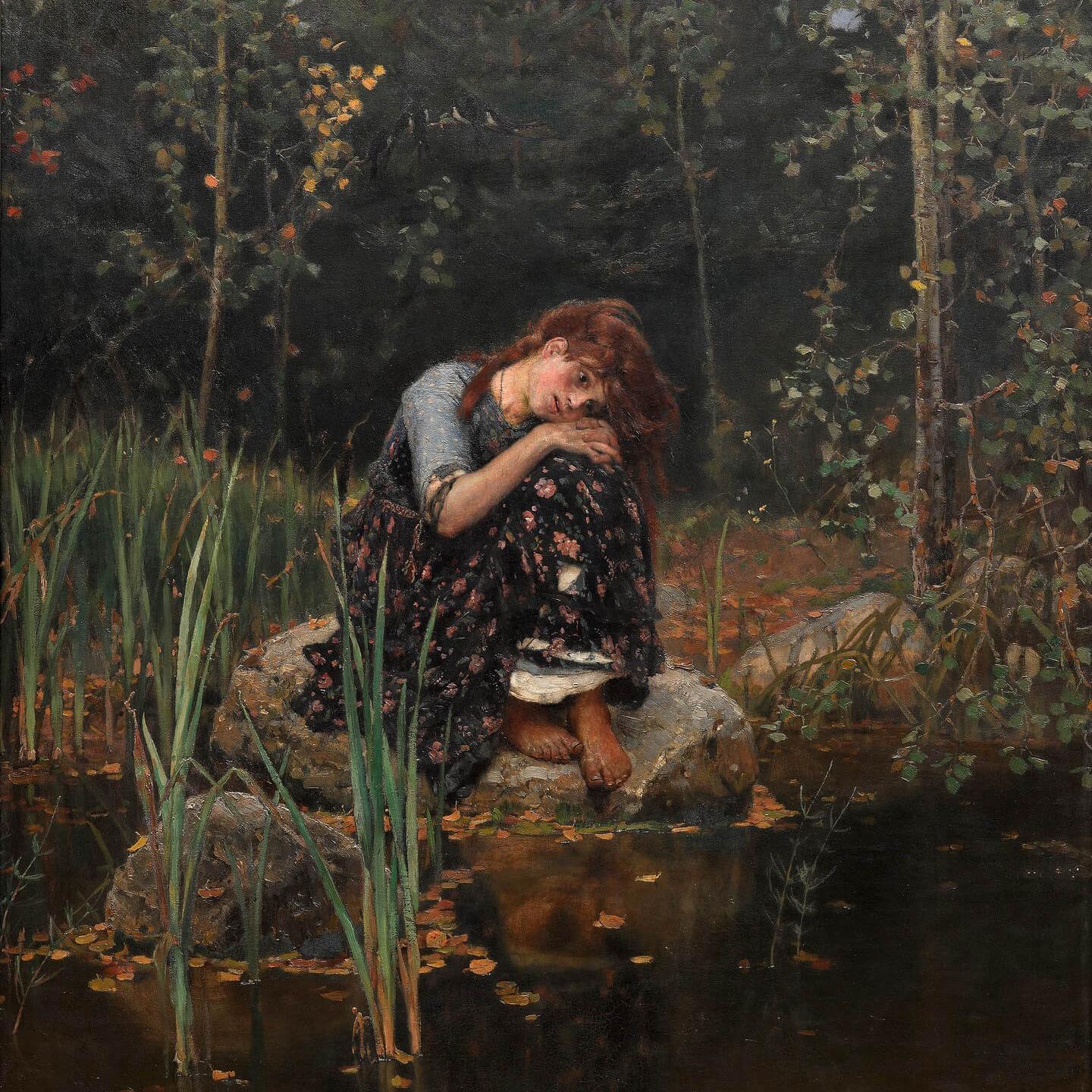 В.М. Васнецов «Алёнушка», 1881.