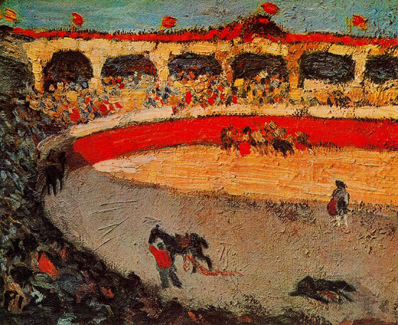 Коррида, 1901. П.Пикассо.