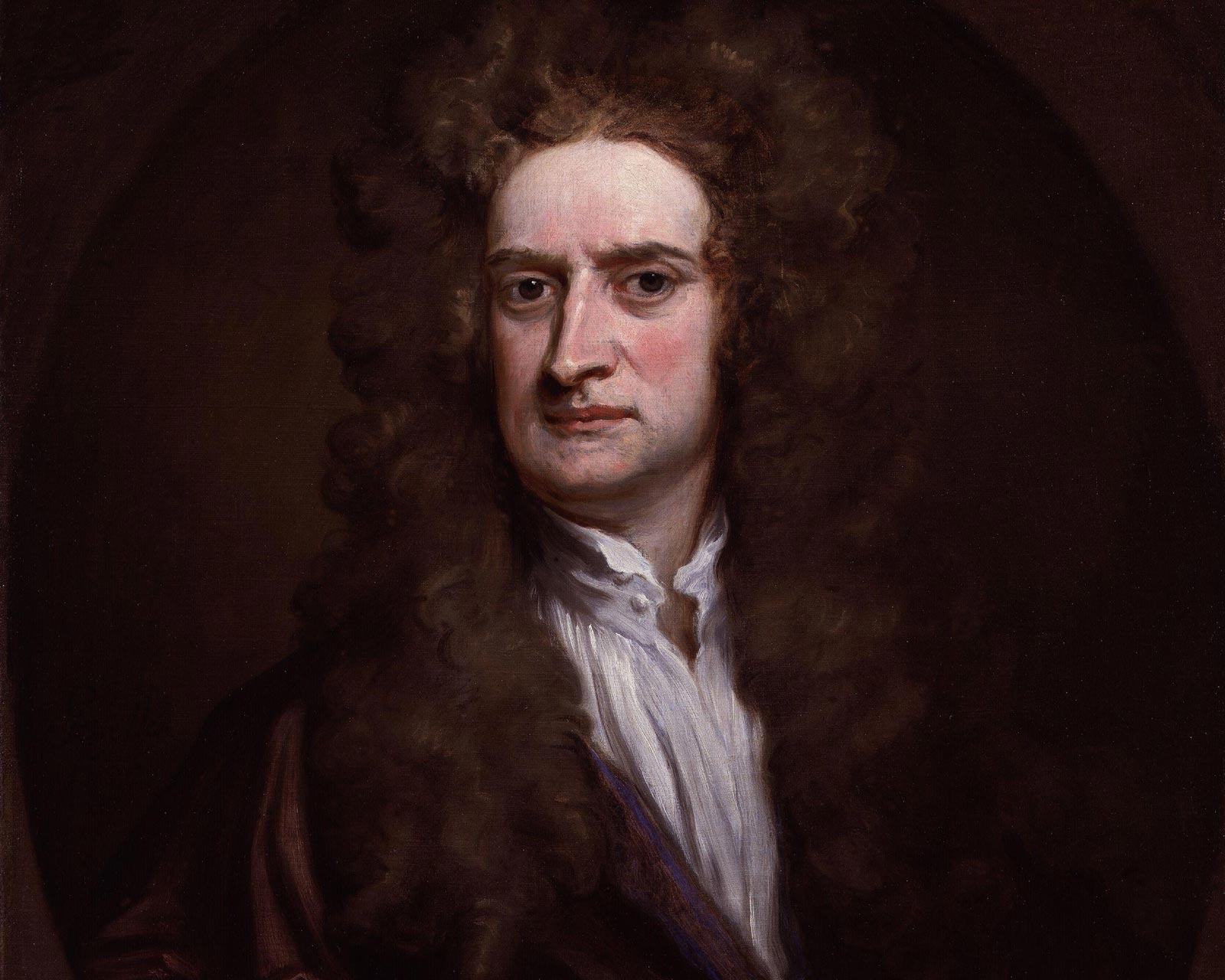 Портерт Исаака Ньютона, 1702 г. Готфрид Кнеллер.