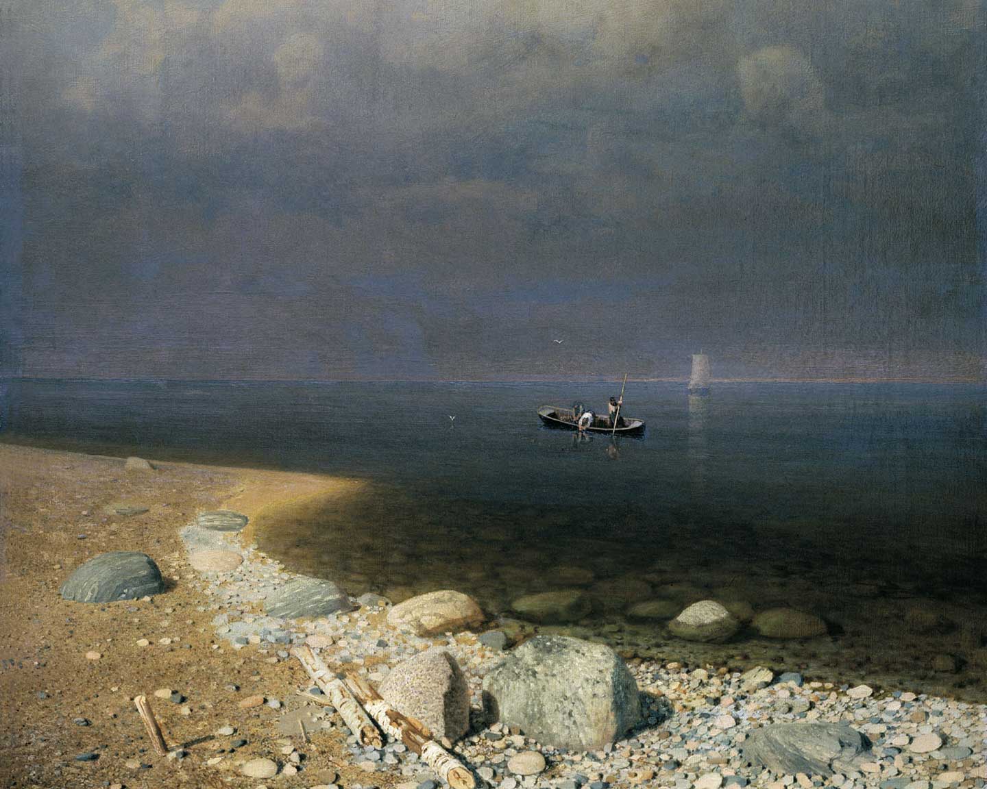 «Ладожское озеро», 1871 г. А.И. Куинджи.