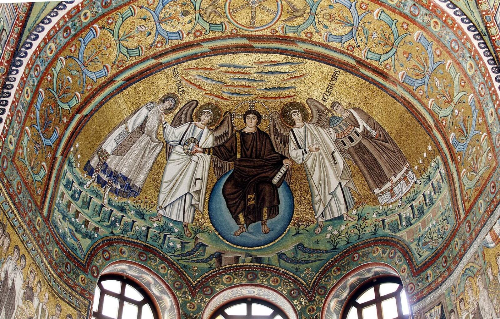 Мозаика в базилике Сан-Витале.