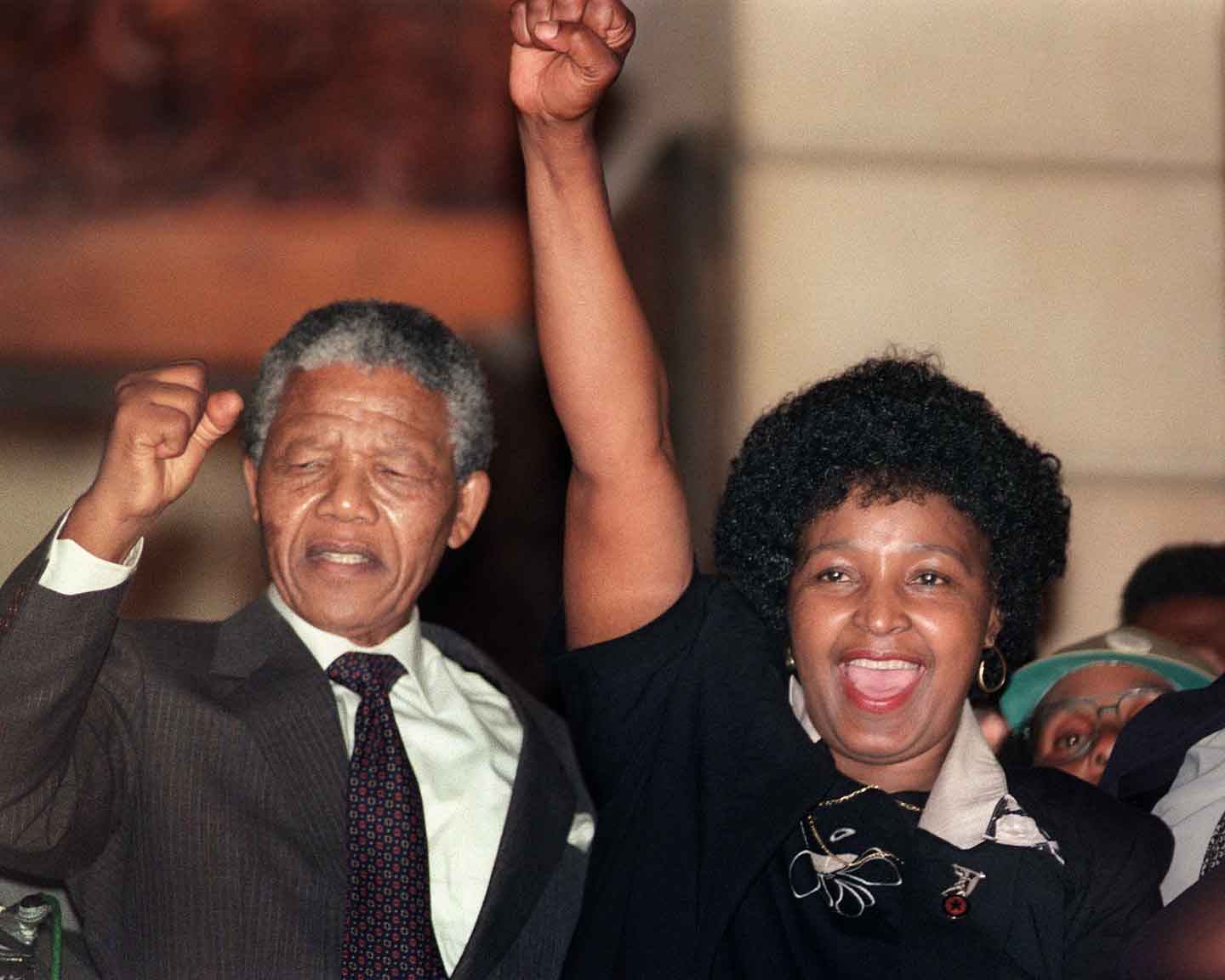 Винни и Нельсон Мандела. 