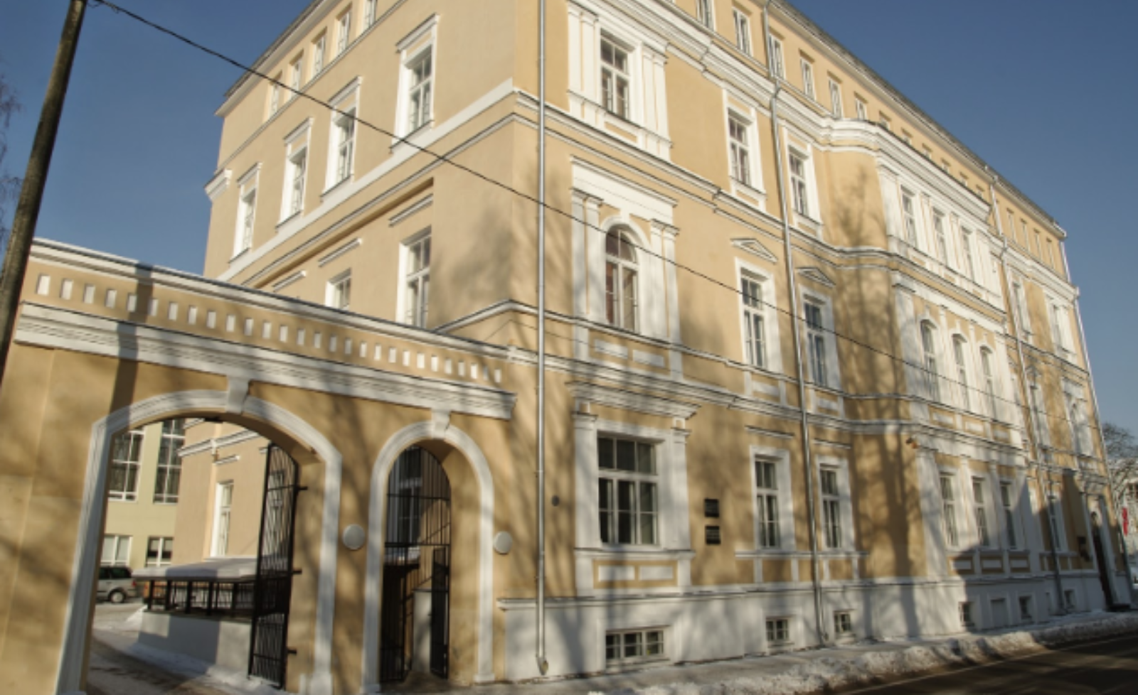Здание, в котором был подписан Тартуский мир. 