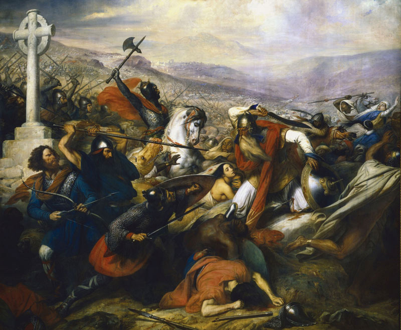 «Битва при Пуатье 732 года», Карл Штейбен.