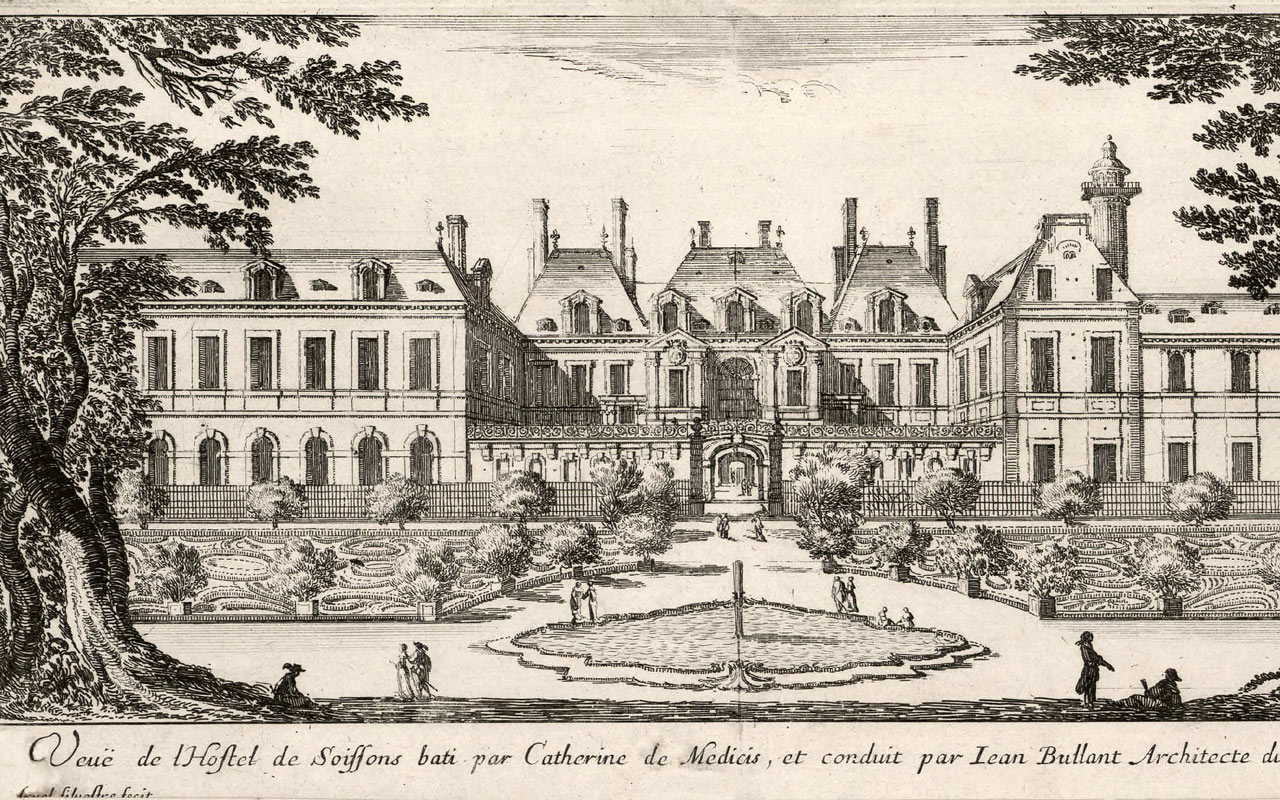 Дворец Суассон, 1650.