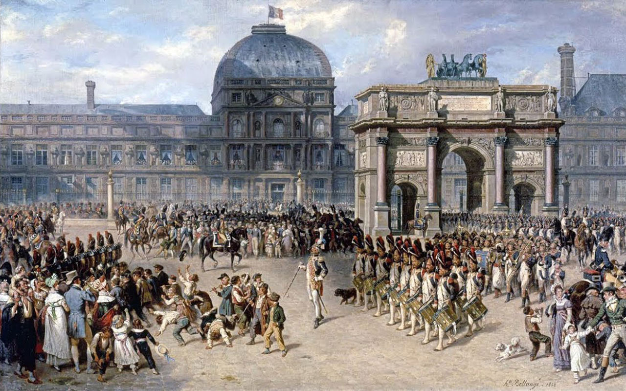 Парад у дворца Тюильри, 1810.