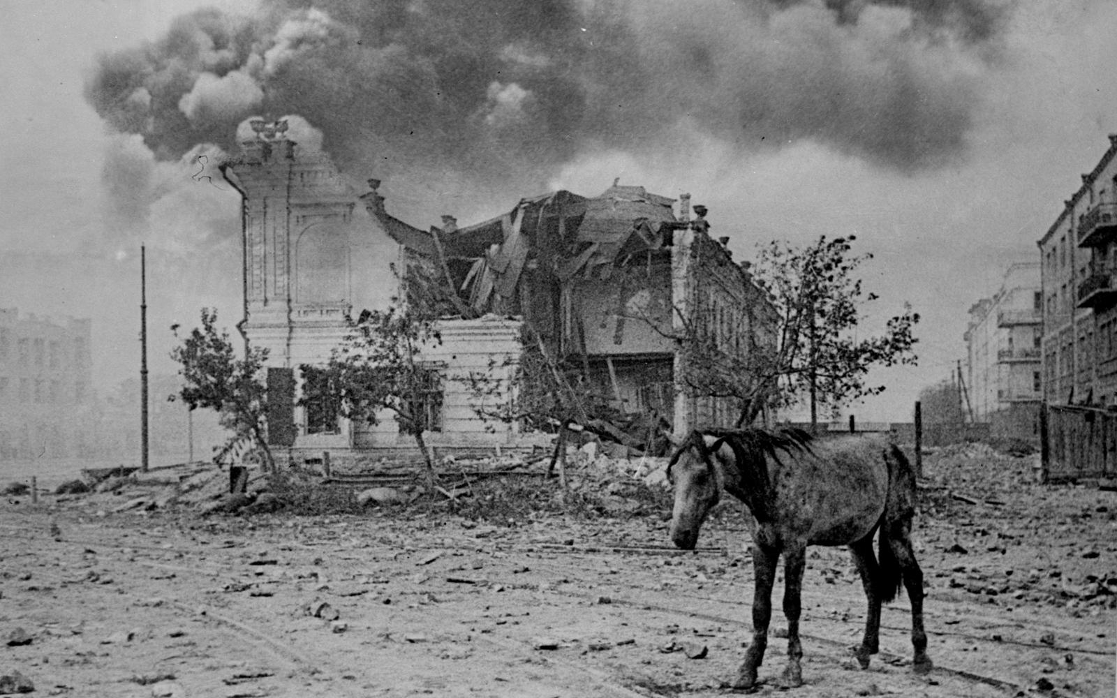Разрушенный Сталинград.