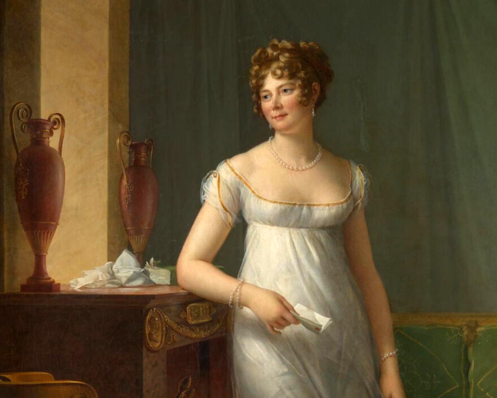 Портрет Катрин Ноэль Верле, жена Талейрана, 1804-1805 гг. Франсуа Жерар. 