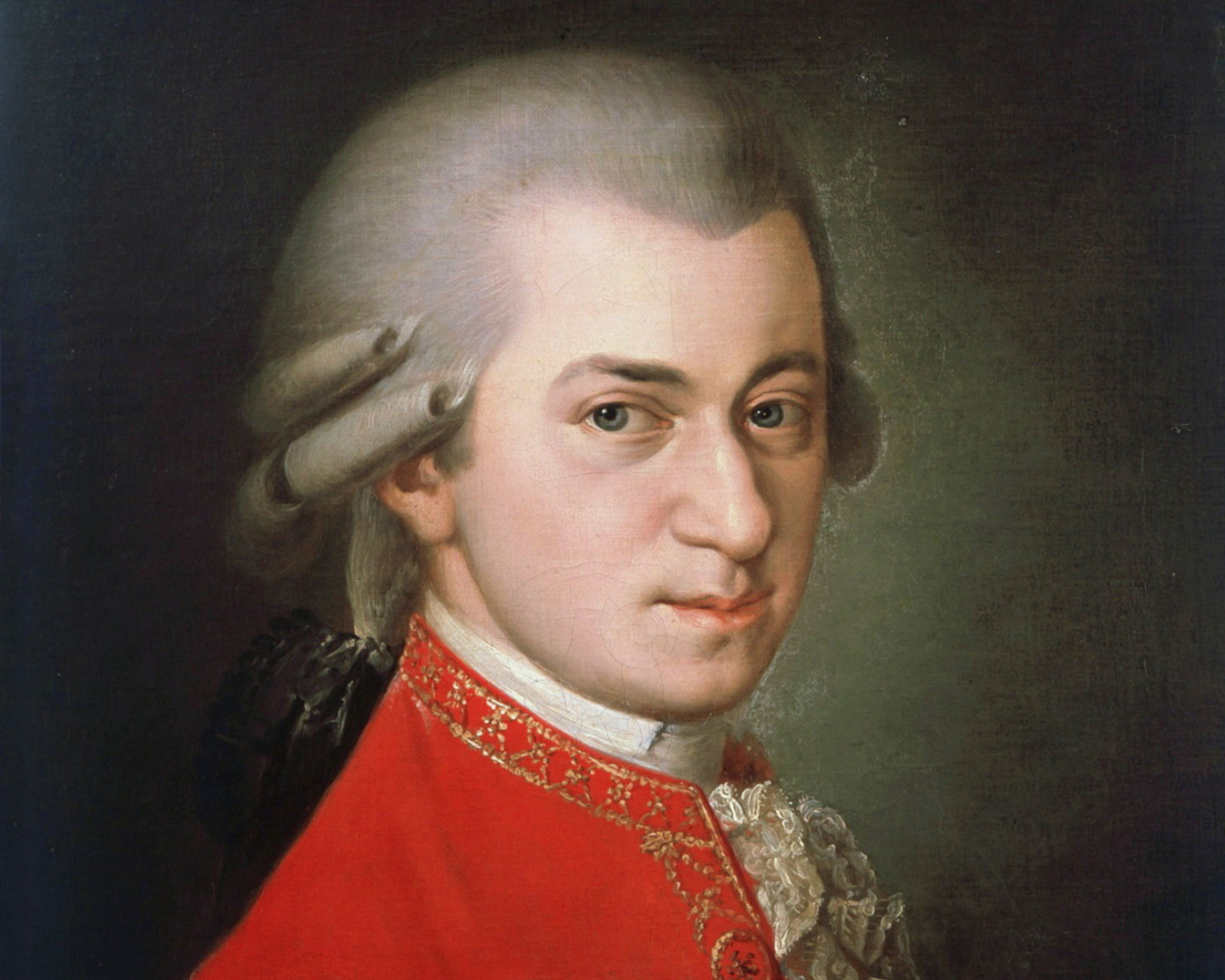 Посмертный портрет Моцарта работы, 1819 г. Барбара Крафт.