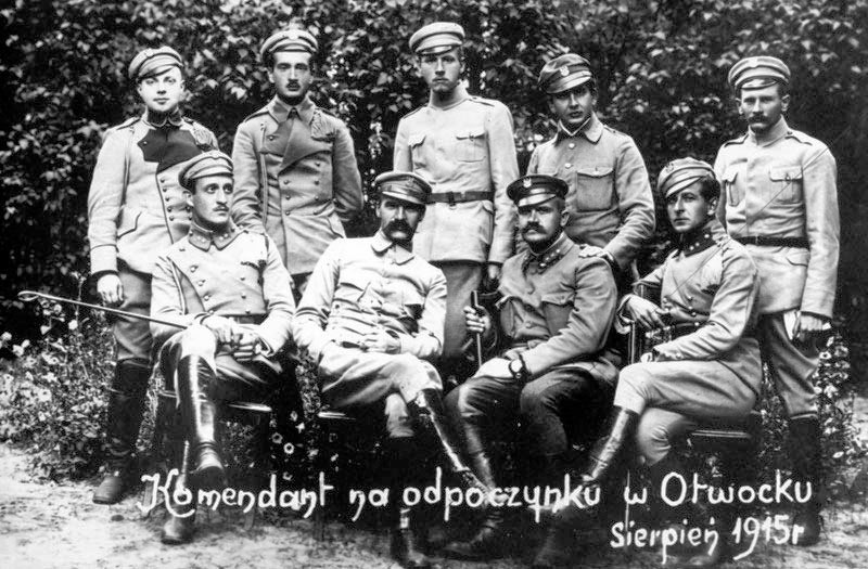 Пилсудский в Отвоцке. 1915.