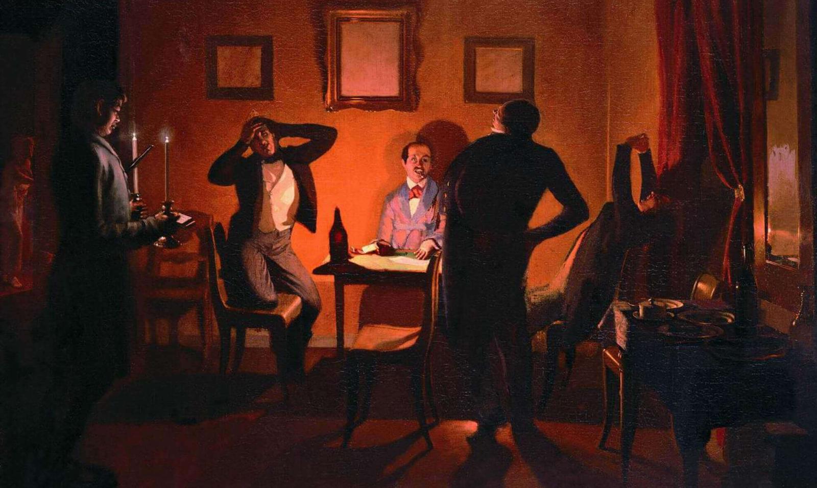 Павел Федотов, «Игроки», 1852 год.