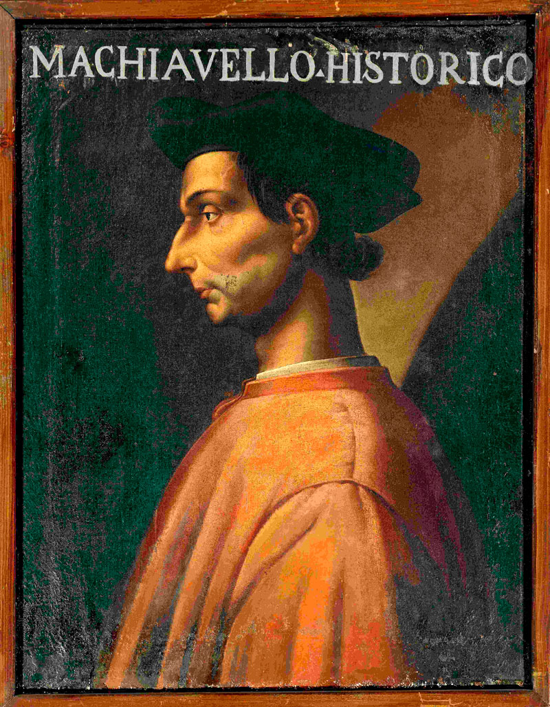 Портрет Никколо Макиавелли.