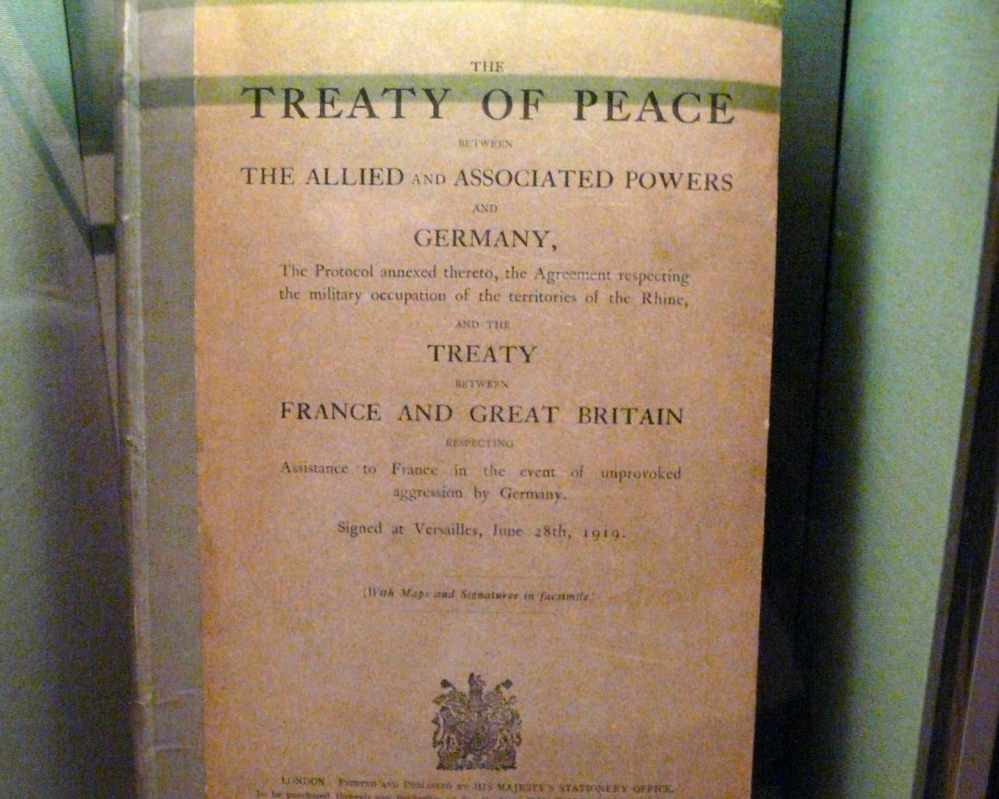 Версальский мирный договор.