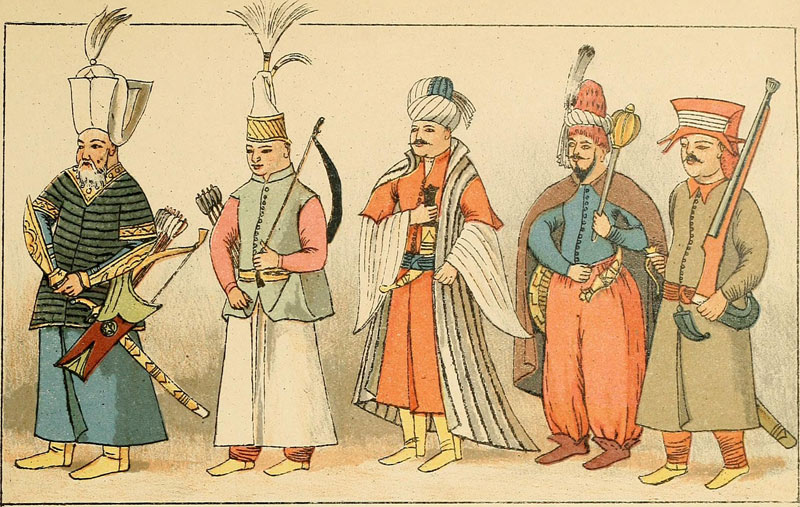 Турецкие воины.