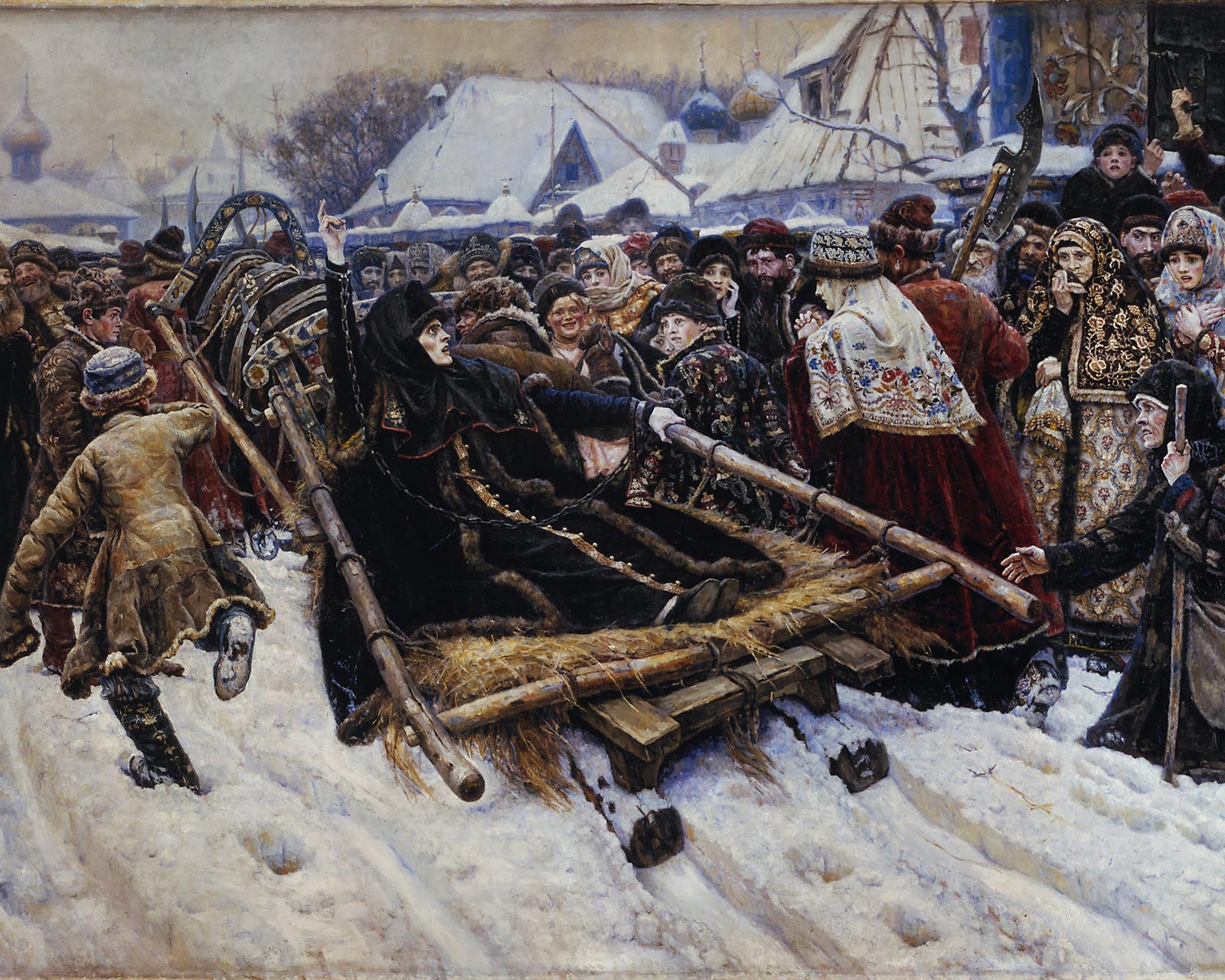 «Боярыня Морозова», 1887 г., В.И. Суриков.