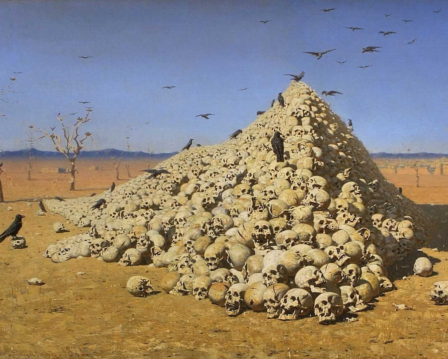 «Апофеоз войны», 1871 г. В.В. Верещагин.
