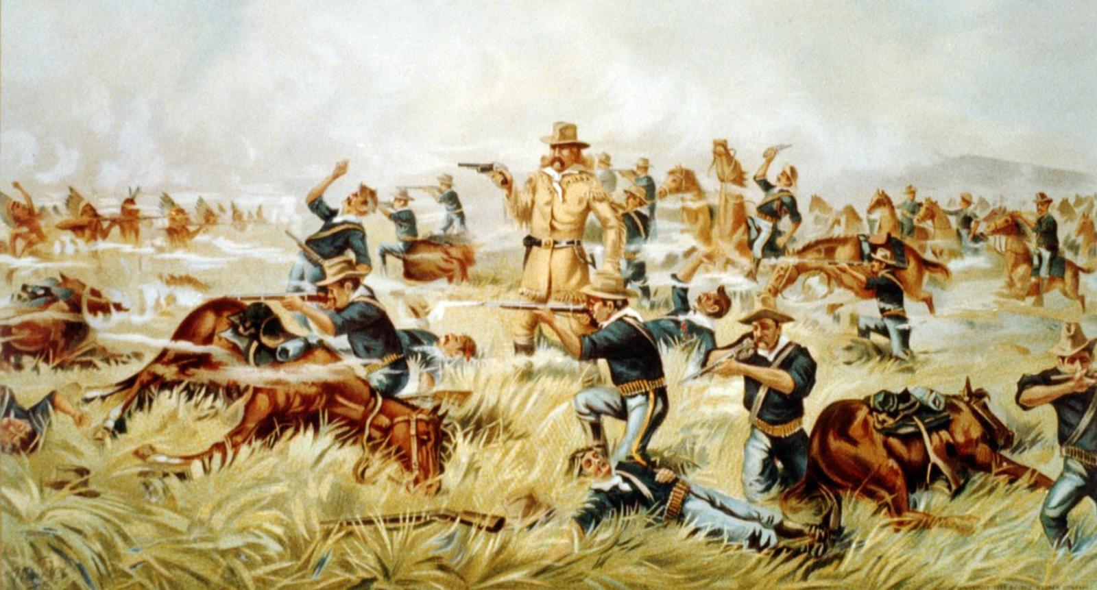 Битва при Литтл-Бигхорн, 25 июня 1876 года.