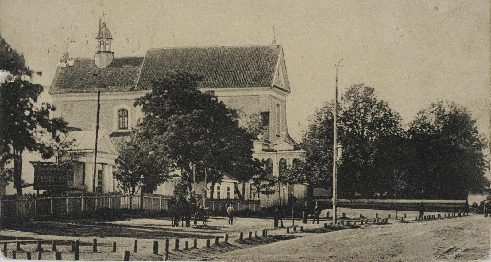 Капуцинский монастырь в Староконстантинове, 1916 год.