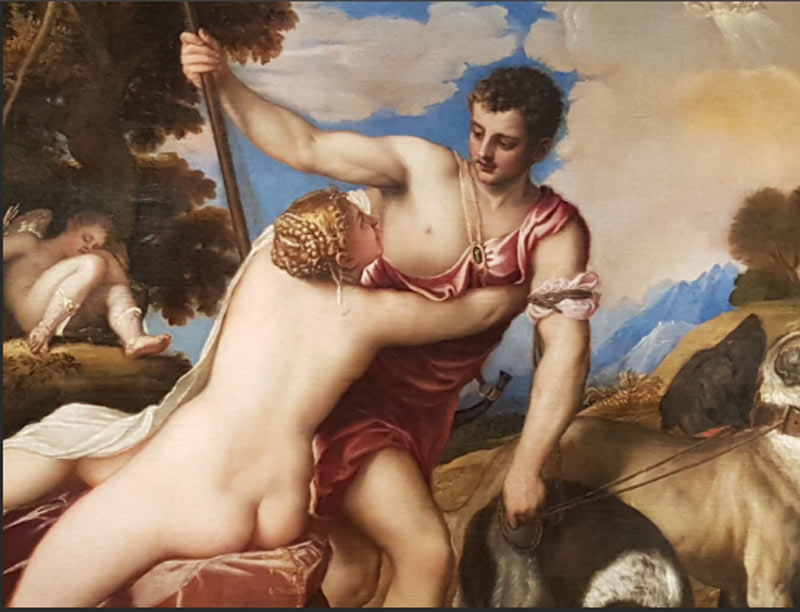 Венера и Адонис. Тициан.