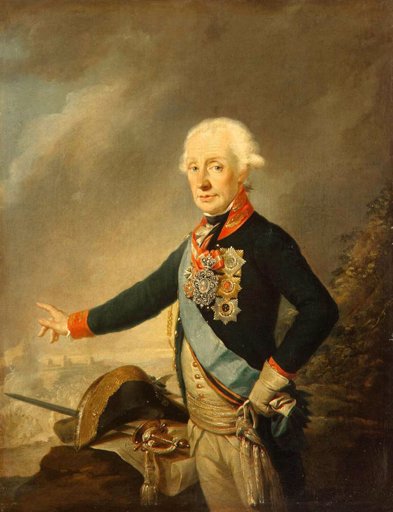 Портрет фельдмаршала графа Суворова.