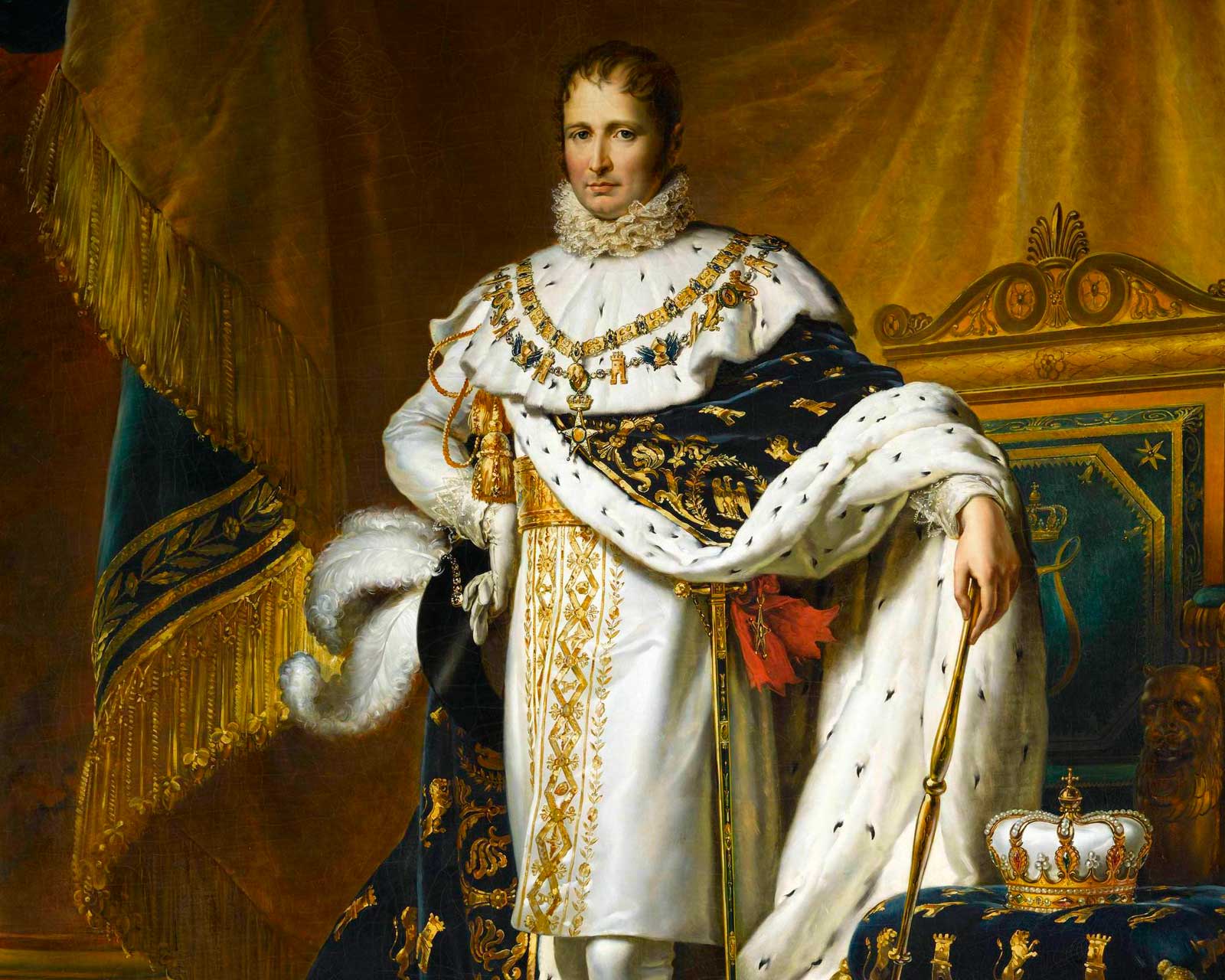 Парадный портрет короля Испании Хосе I Бонапарте, 1800-е. Франсуа Жерар.