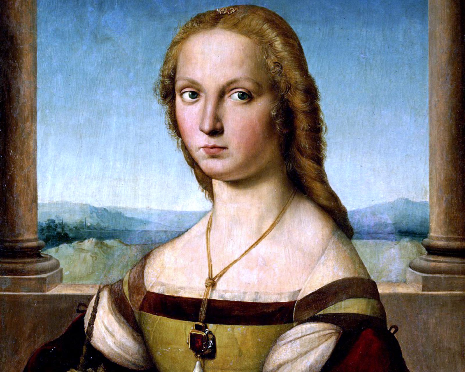 «Дама с единорогом»: предполагаемый портрет Джулии Фарнезе, 1505 г. Рафаэль Санти.
