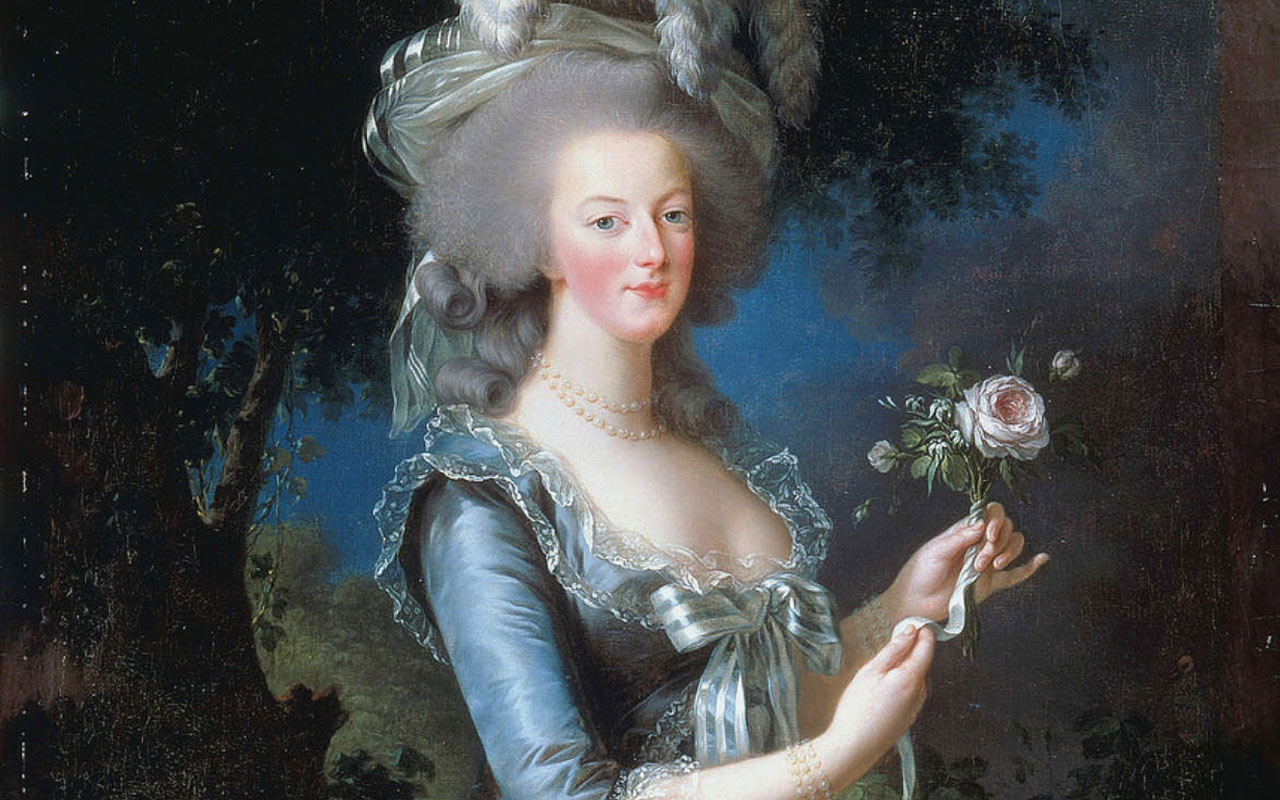 Портрет Марии-Анутанетты. (Элизабет Виже-Лебрен, 1783).