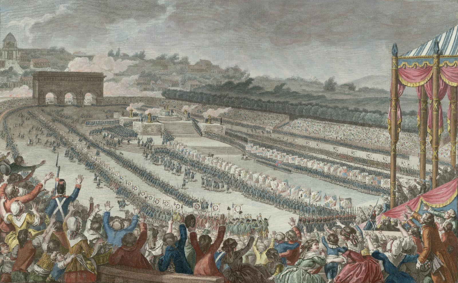 «Праздник федерации 14 июля 1790 года» (Исидор Хелман)