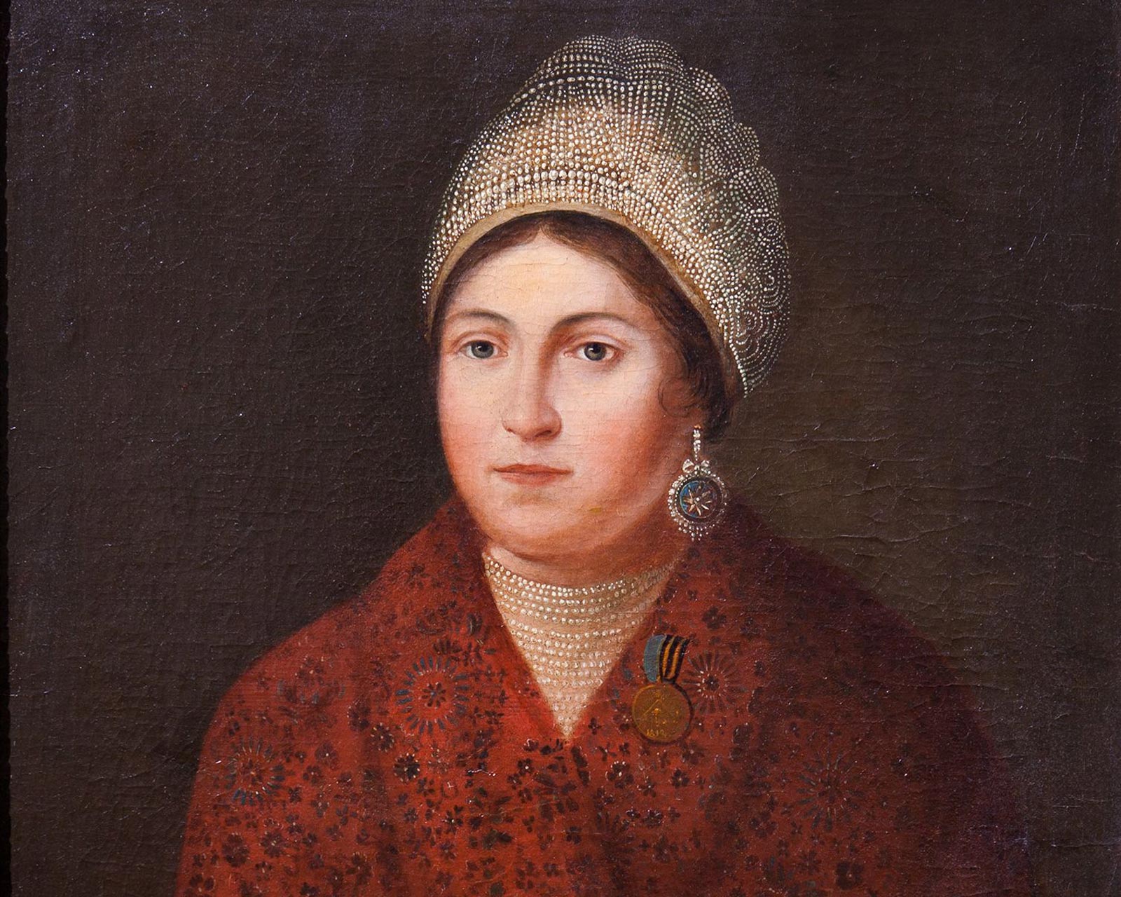 «Портрет Василисы Кожиной», 1813 г. А. Смирнов.