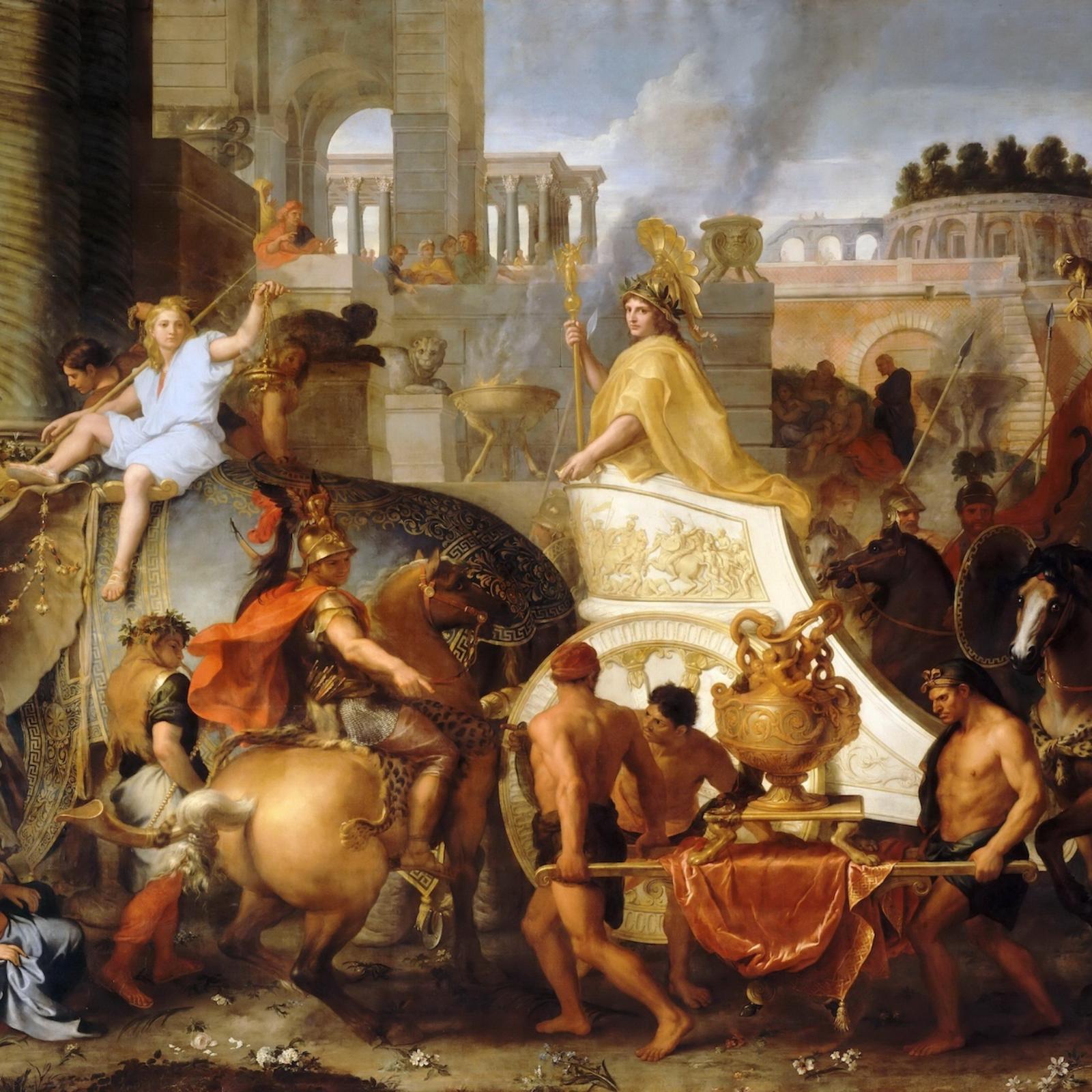 Александр вступает в Вавилон. 
