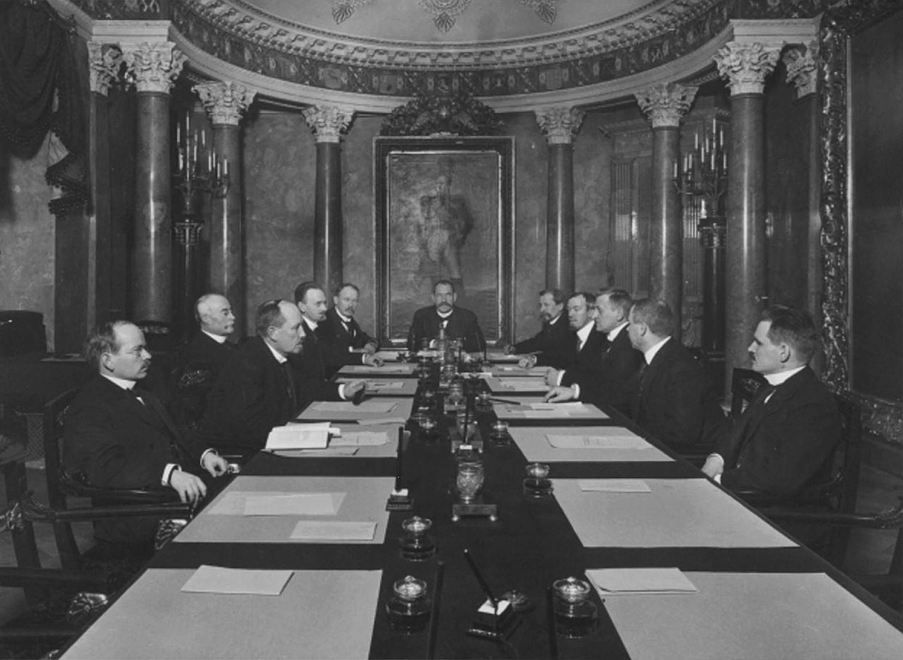 Заседание Сената Финляндии. 1917 год