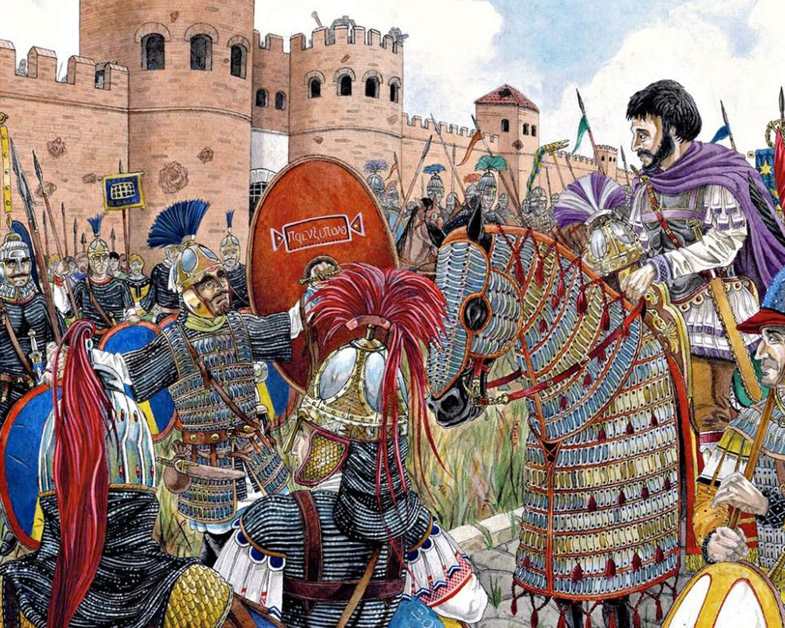 Византийская армия эпохи Юстиниана. Реконструкция.