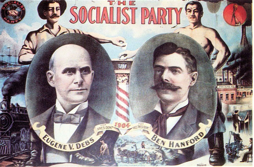 Предвыборный плакат социалиста Юджина Дебса, баллотировавшегося в президенты США
