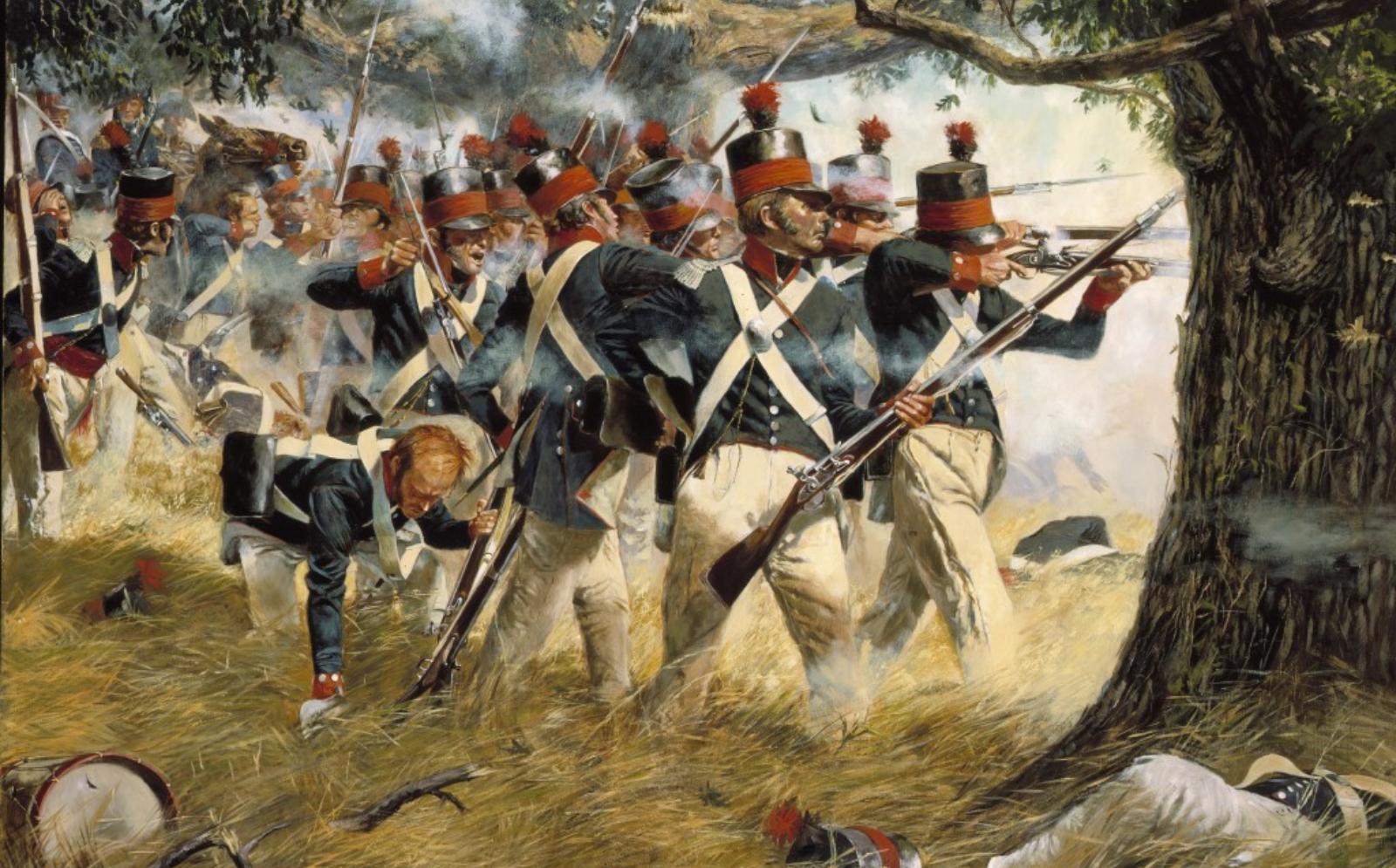 Американцы в бою, 1814 год.
