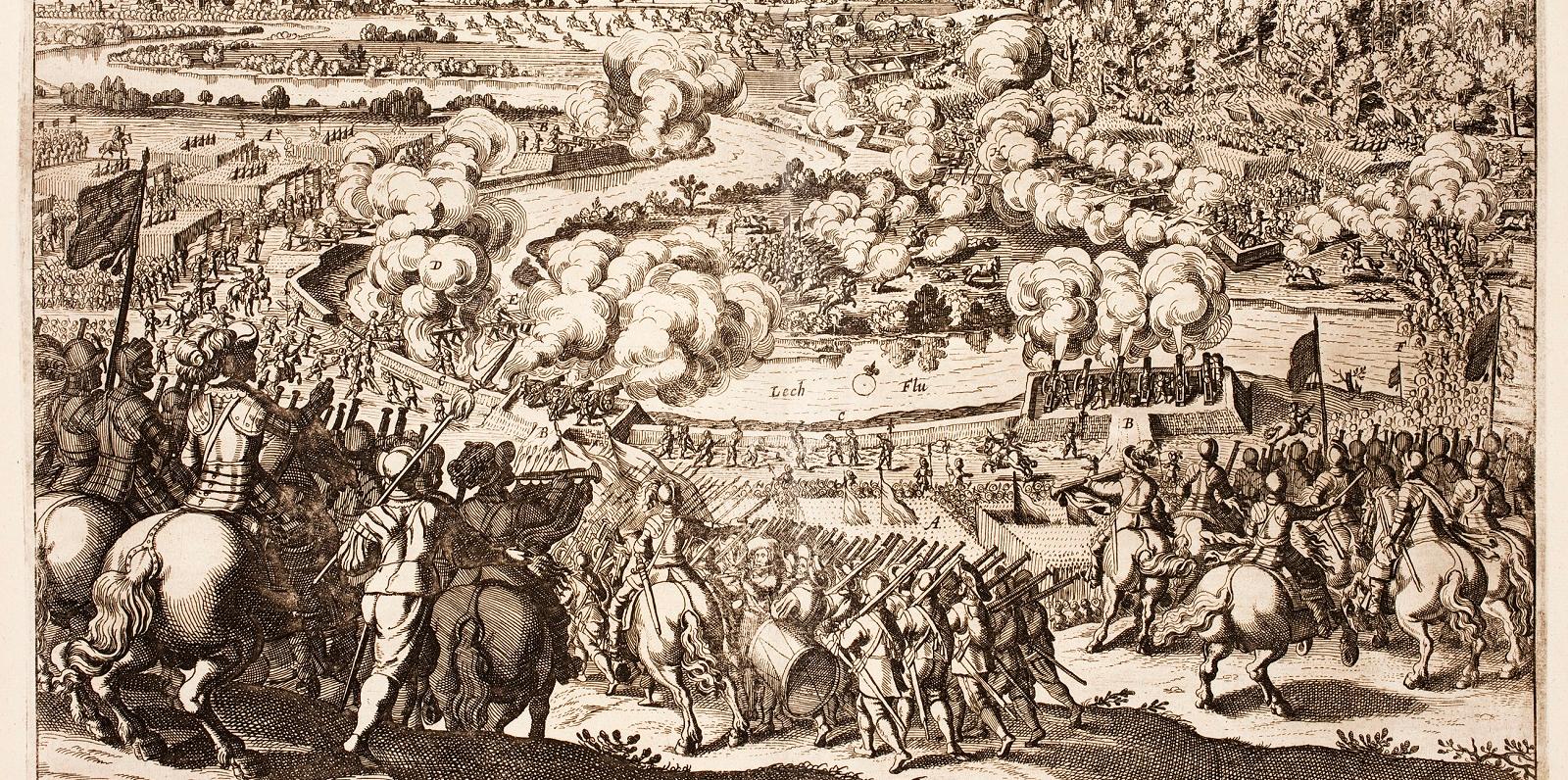 Хаккапелиты в атаке в битве при реке Лех.