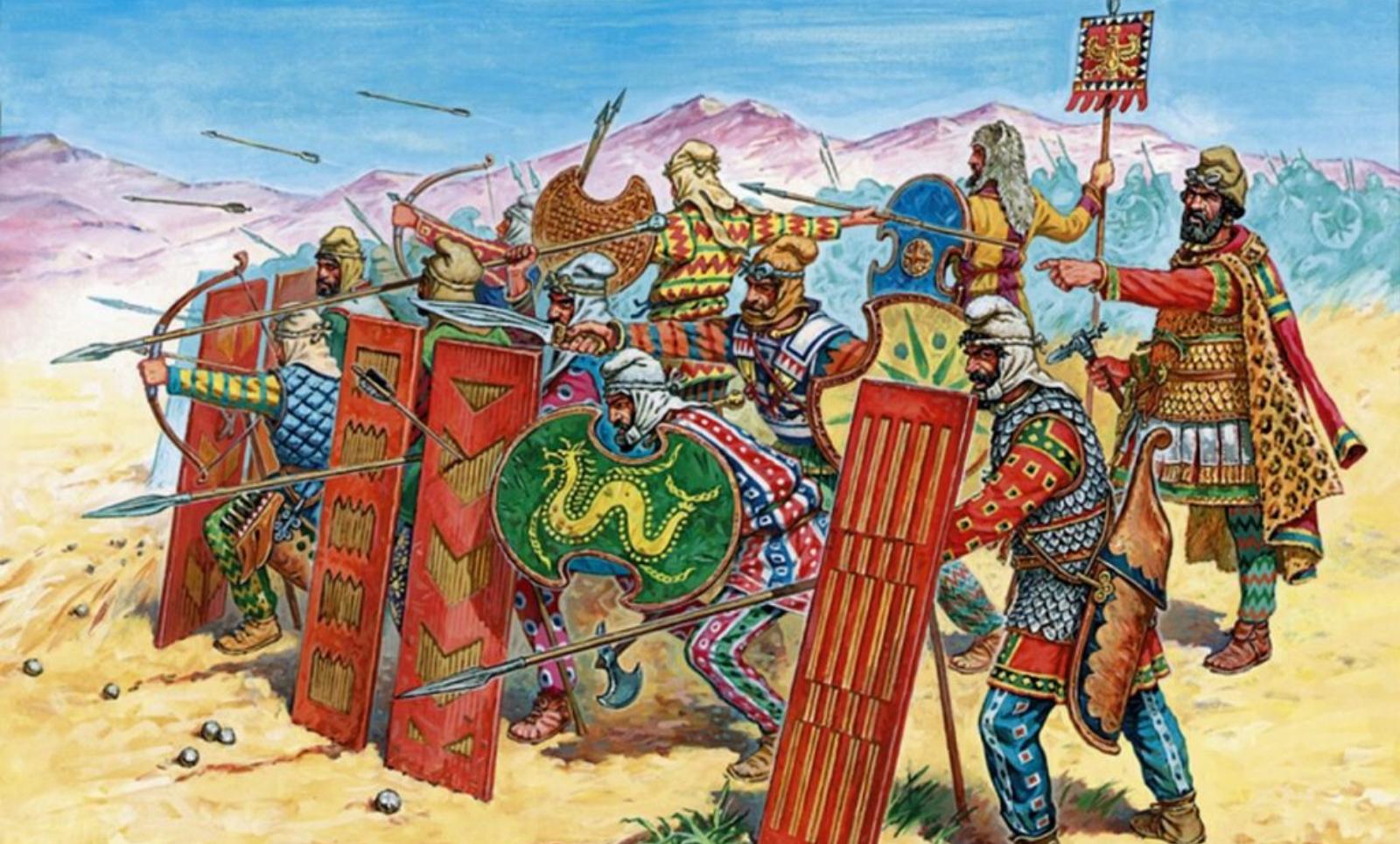 Персидские воины.