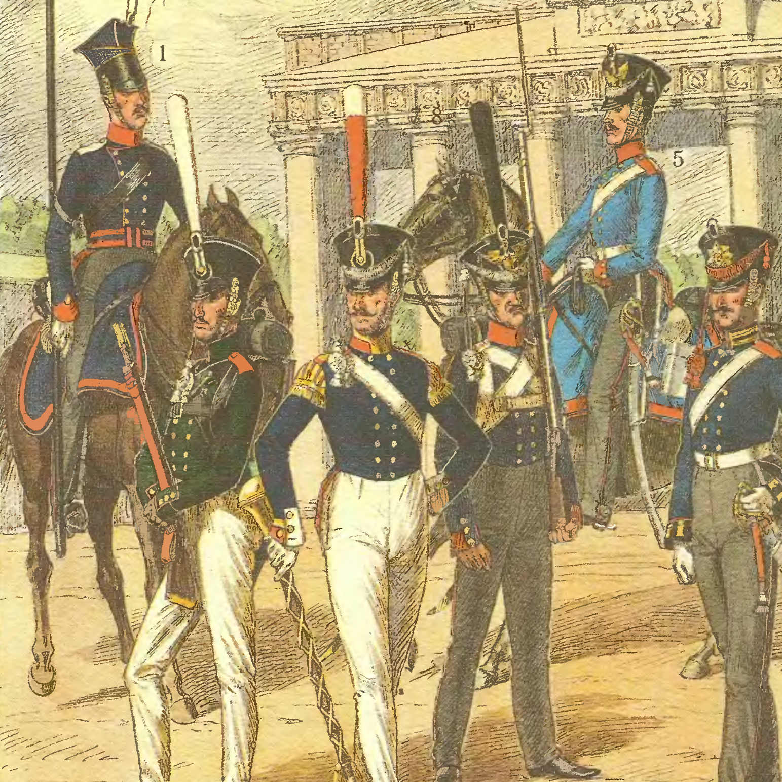 Прусская армия в 1820-х.