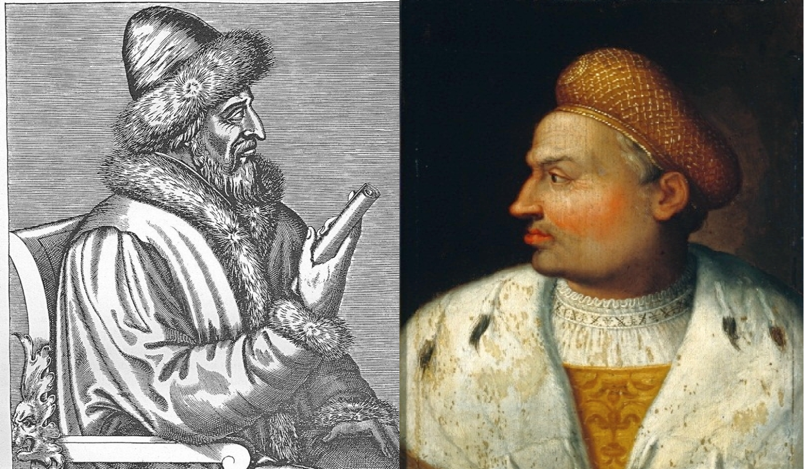 Великие князья Василий III и Сигизмунд Старый.