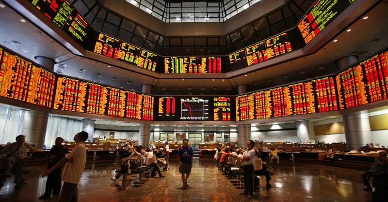 Шанхайская фондовая биржа.