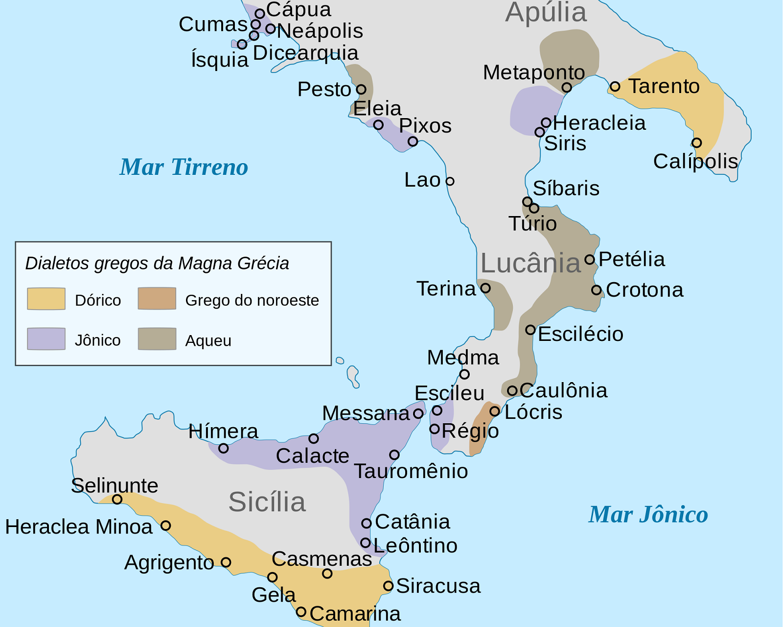 Греческие полисы Италии и Сицилии
