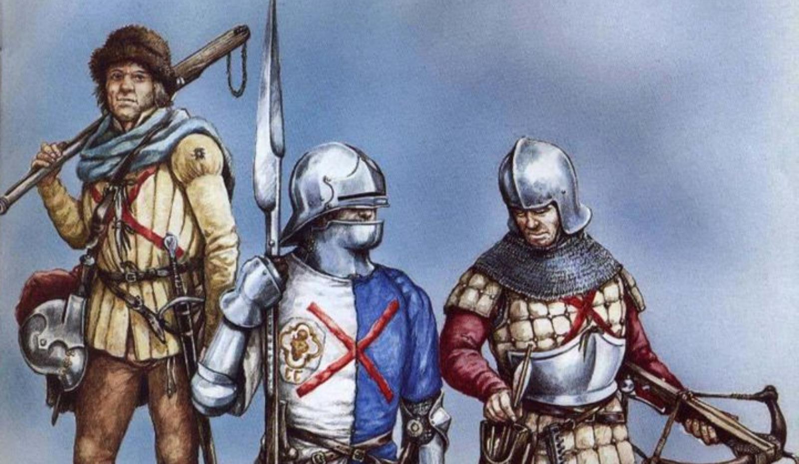 Фламандцы, обычно сражавшиеся на стороне герцога.