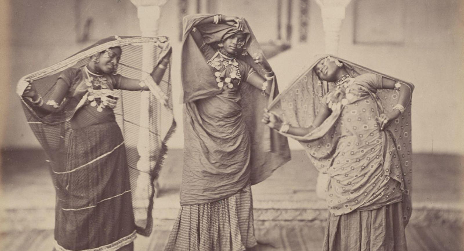 Индийские танцовщицы, 1860-е гг.