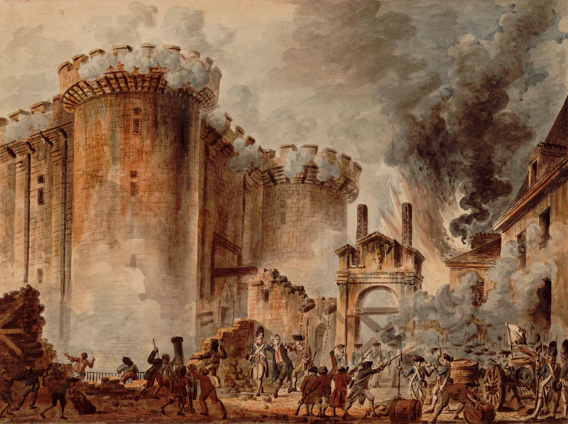 Взятие Бастилии, 1789 год.