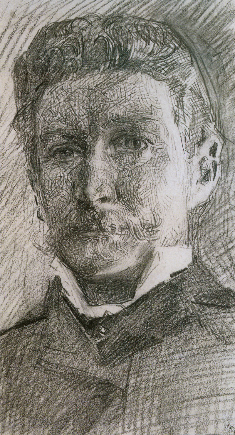 Михаил Врубель. Автопортрет, 1905 год.