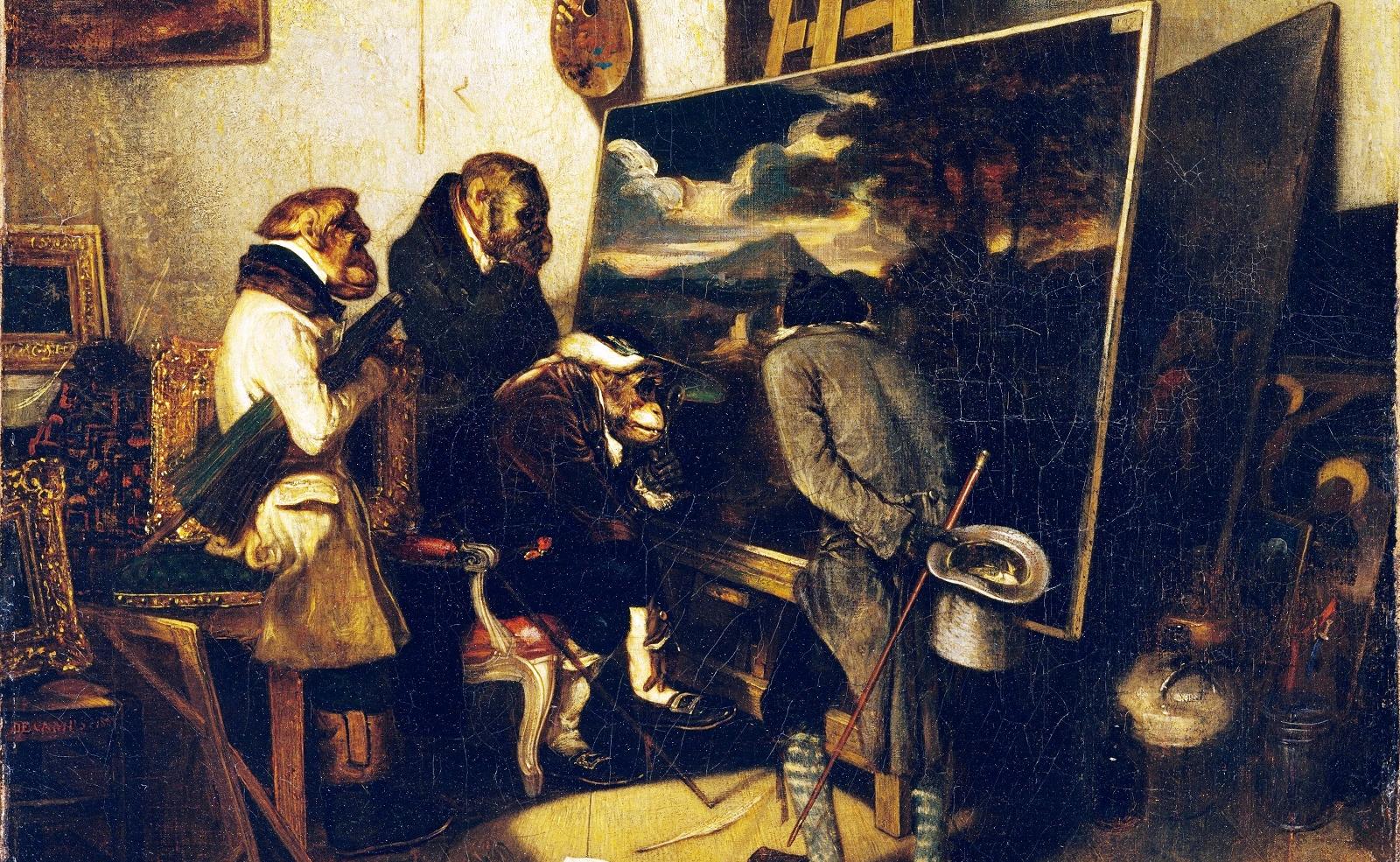 Александр-Габриэль Декан. Эксперты, или Ценители искусства, 1837.