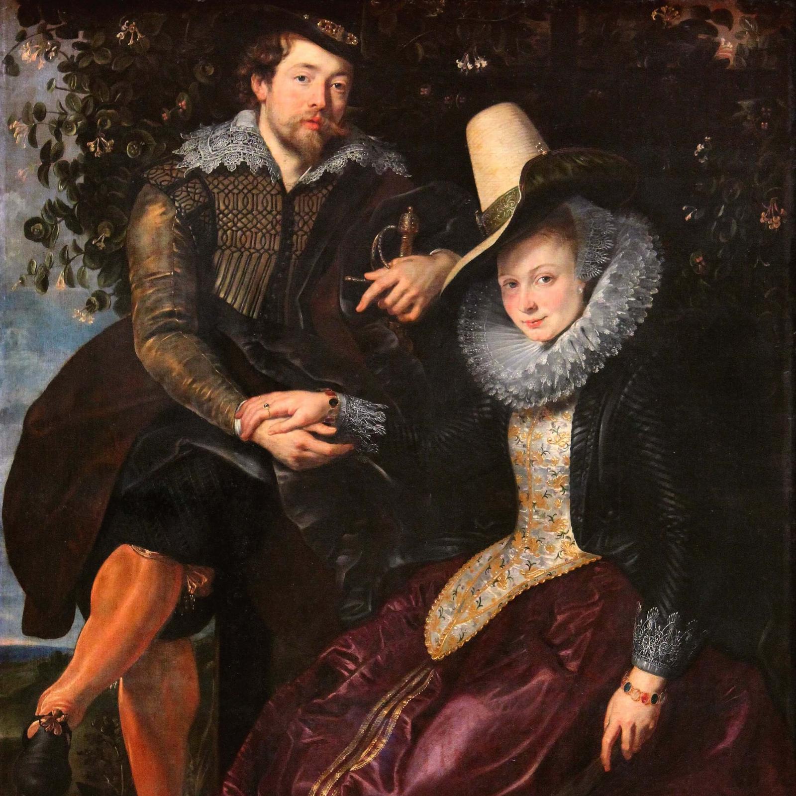 П.П. Рубенс. Автопортрет с Изабеллой Брант, 1609 — 1610 годы.