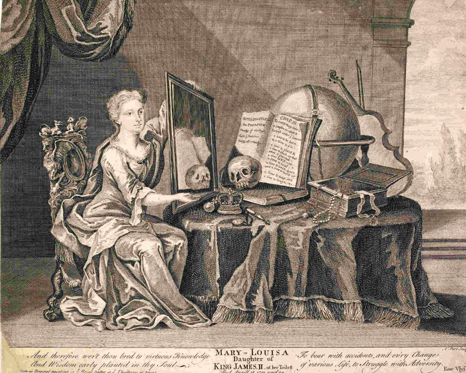 Натаниэль Парр «Принцесса Луиза Мария Тереза Стюарт», 18-й век. 