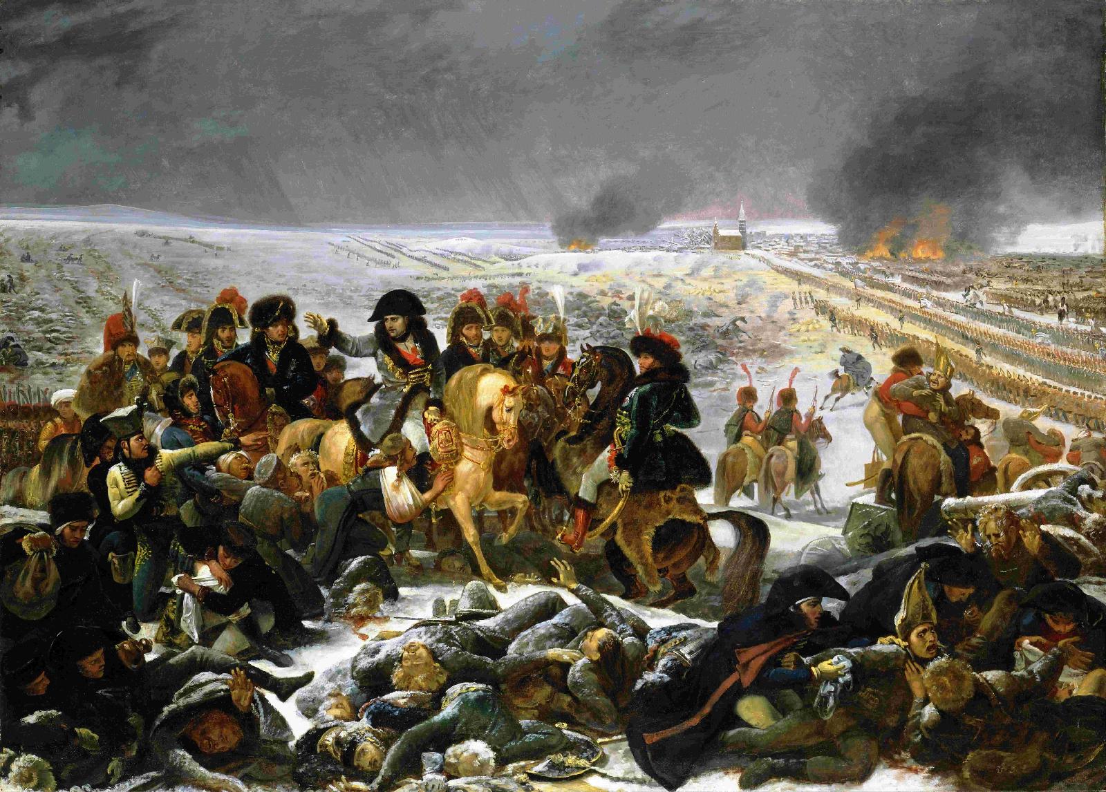 Наполеон в битве при Эйлау. Антуан Гро, 1807.